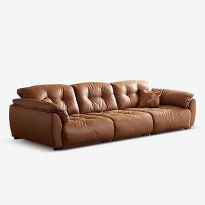 Ultimate Oil Wax Faux Leather Functional Sofa