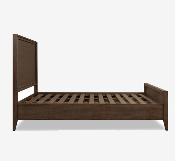 Classic Walnut Solid Wood Platform Bed Frame