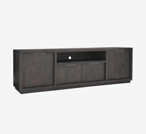 Modern Charcoal Wood TV Stand