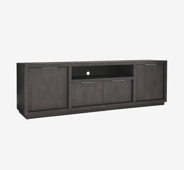 Modern Charcoal Wood TV Stand