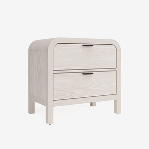 Drake  Drawer USB-Charging Nightstand in Sugar