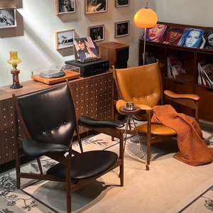 Mortise and Tenon Wood Accent Chair