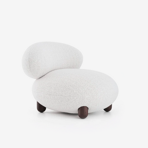 Modern Bouclé Egg Chair