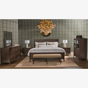 Traditional 7-Drawer Double Dresser - Dark Espresso Wood Bedroom Chest