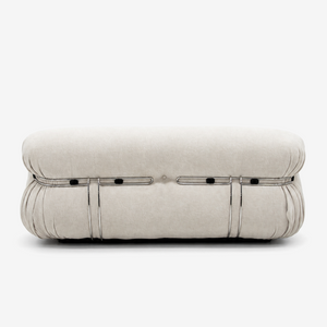 Modern Oversized Lounge Sofa with Metal Frame – Sculptural Upholstered Couch