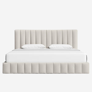 Modern Minimalist Solid Wood Bed