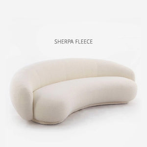 Curved Pea-Shaped Sofa