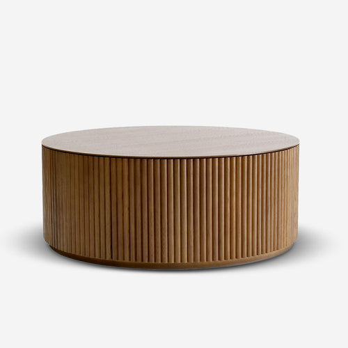 Roman Column Solid Wood Coffee Table