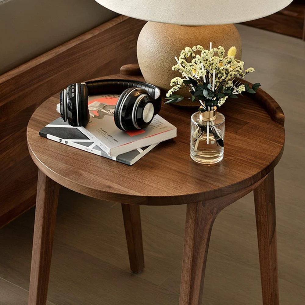 Solid Black Walnut Side Table