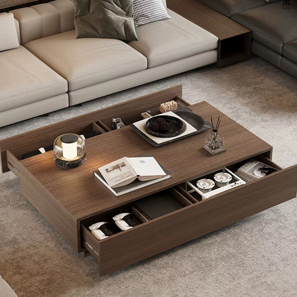 Minimal Solid Wood Coffee Table