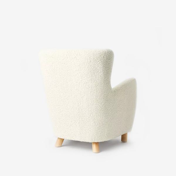 High-Back Shearling Armchair