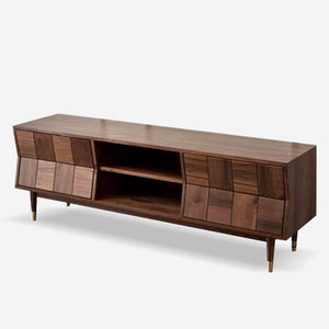 Solid Black Walnut TV Cabinet
