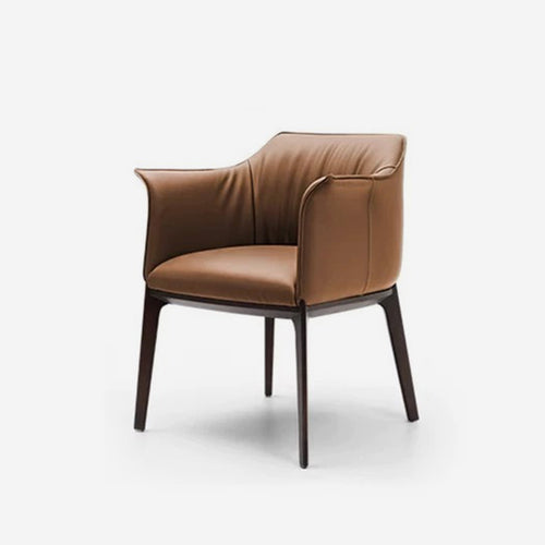 Solid Black Walnut Wood Dining Armchair