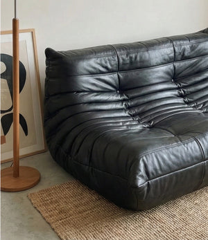 2-Seater Genuine Leather Caterpillar Sofa