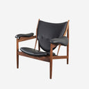 Mortise and Tenon Wood Accent Chair
