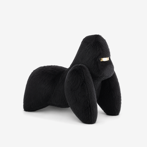 Modern Gorilla Lounge Chair – Sculptural Faux Fur Accent Chair for Living Room