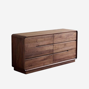 Solid Wood Six-Drawer Dresser