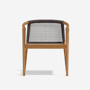 Outdoor Dining Chair with Seat Cushion