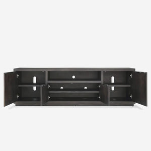 Modern Charcoal Wood TV Stand