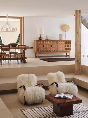 Tibetan Lamb Wool  Sofa