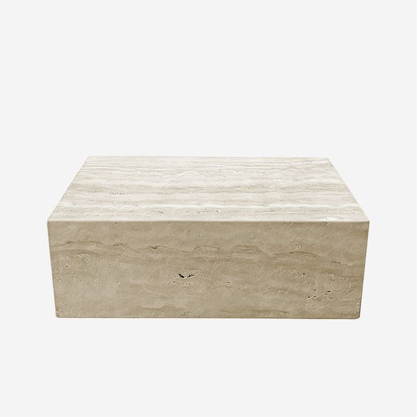 Rectangular Travertine Coffee Table