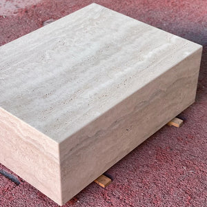 Rectangular Travertine Coffee Table