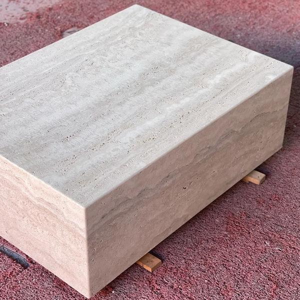 Rectangular Travertine Coffee Table