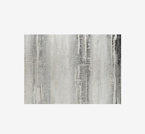 Timeless Abstract Distressed Area Rug | High-Low Textured Vintage Modern Carpet