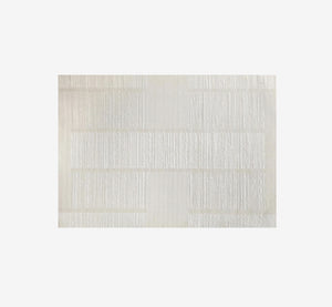 "Autumn Moon" Japandi Geometric Diamond Area Rug | Wilton Woven Textured Pile