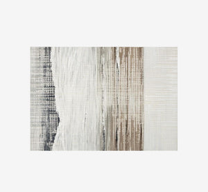 Brussels Urban Distressed Abstract Area Rug | High-Low Textured Vintage Carpet
