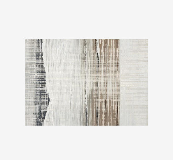 Brussels Urban Distressed Abstract Area Rug | High-Low Textured Vintage Carpet
