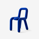Modern Tubular Lounge Chair - Sculptural Upholstered Accent Chair