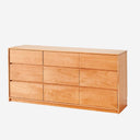 Solid Wood 9-Drawer Dresser
