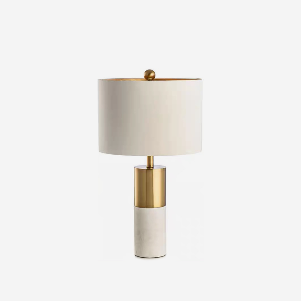 Marble & Brass Table Lamp