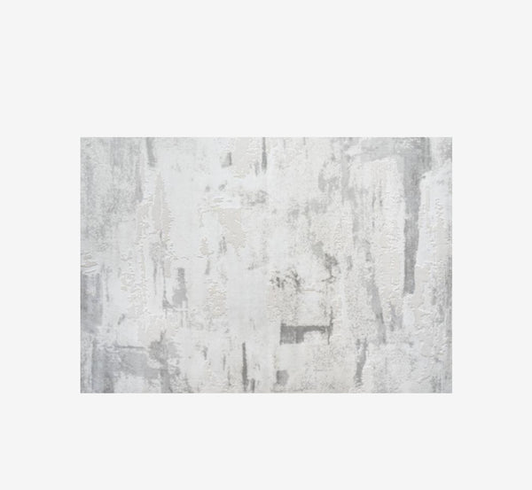 Poetic Misty Mountain Wash Rug | Super Soft Distressed Neutral Carpet