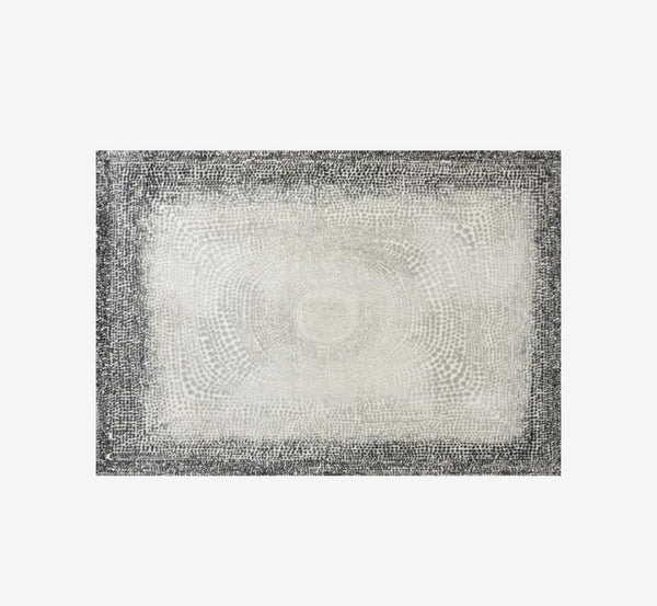 Brussels Urban Distressed Abstract Area Rug | High-Low Textured Vintage Carpet