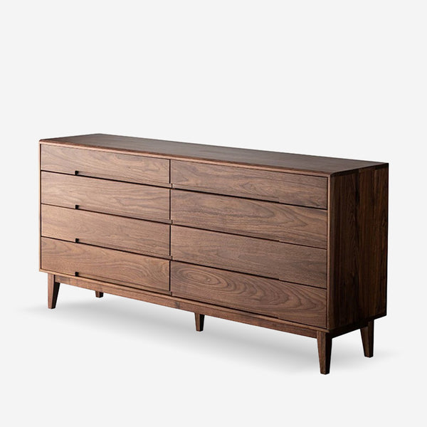 Solid Wood 8-Drawer Dresser