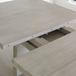 Modern Solid Acacia Wood Rectangular Dining Table – Contemporary Wood Dining Table for 6–8