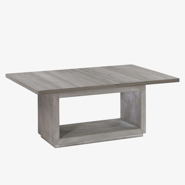 Modern Solid Acacia Wood Rectangular Dining Table – Contemporary Wood Dining Table for 6–8