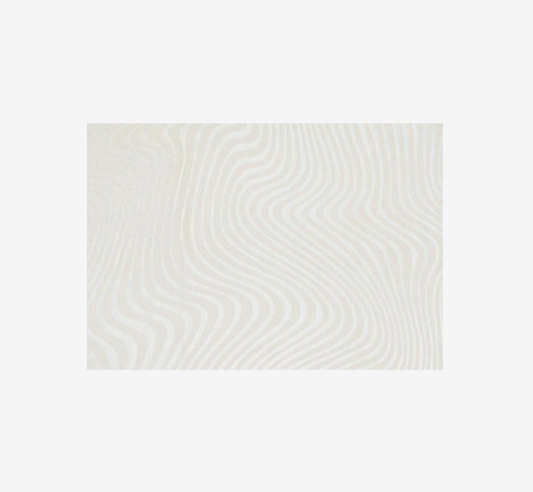 Modern Abstract Flowing Line Textured Area Rug | High-Low Pile Cream Carpet