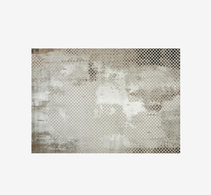 Brussels Urban Distressed Abstract Area Rug | High-Low Textured Vintage Carpet