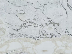 Fendi Luxe Roman Column Dining Table in White Marble