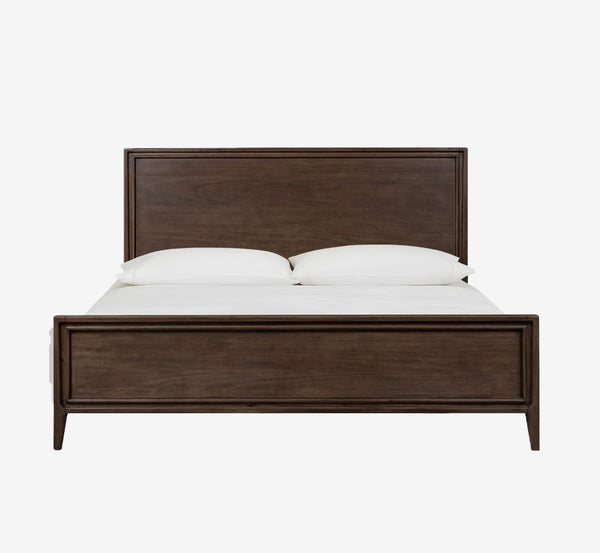 Classic Walnut Solid Wood Platform Bed Frame