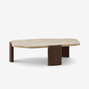Irregular Travertine Coffee Table