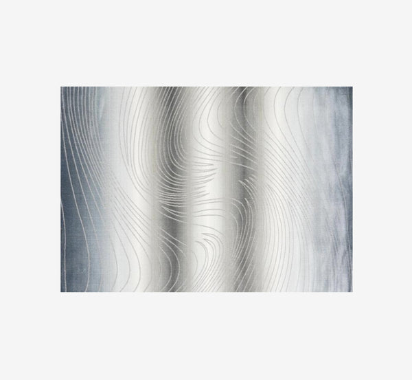 Chris Modern Abstract Line Art Area Rug | High-Low Textured Geometric Carpet