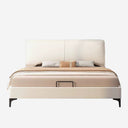 Minimalist Genuine Leather Bed