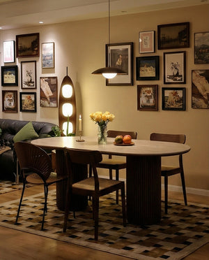 Sintered Stone Roman Column Dining Table