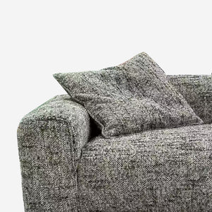 Modern Velvet & Linen Sofa