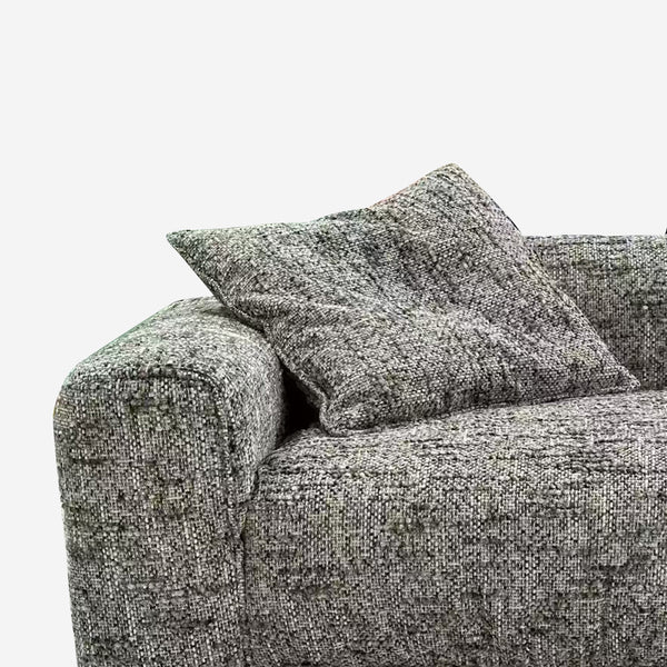 Modern Velvet & Linen Sofa