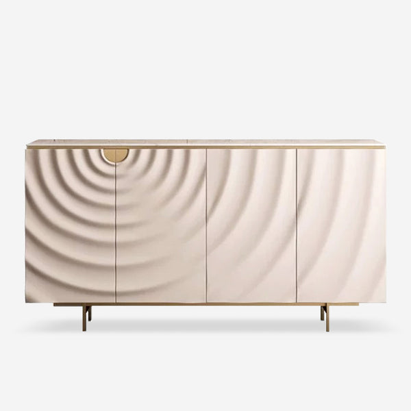 Wave-Pattern Sideboard